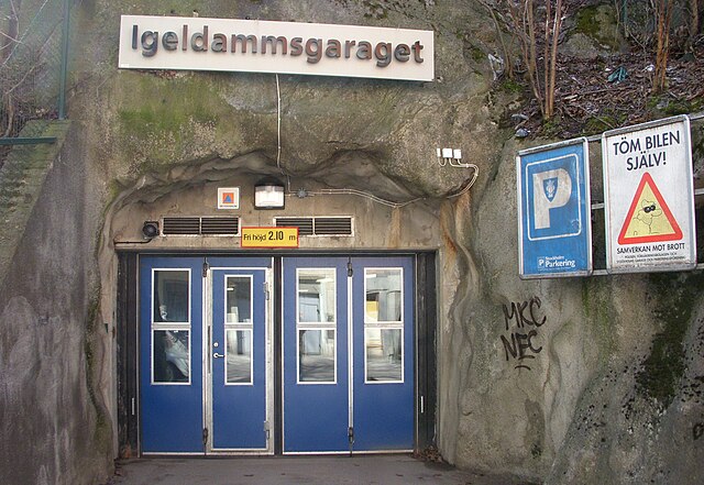 Igeldammsgaraget – skyddsrum